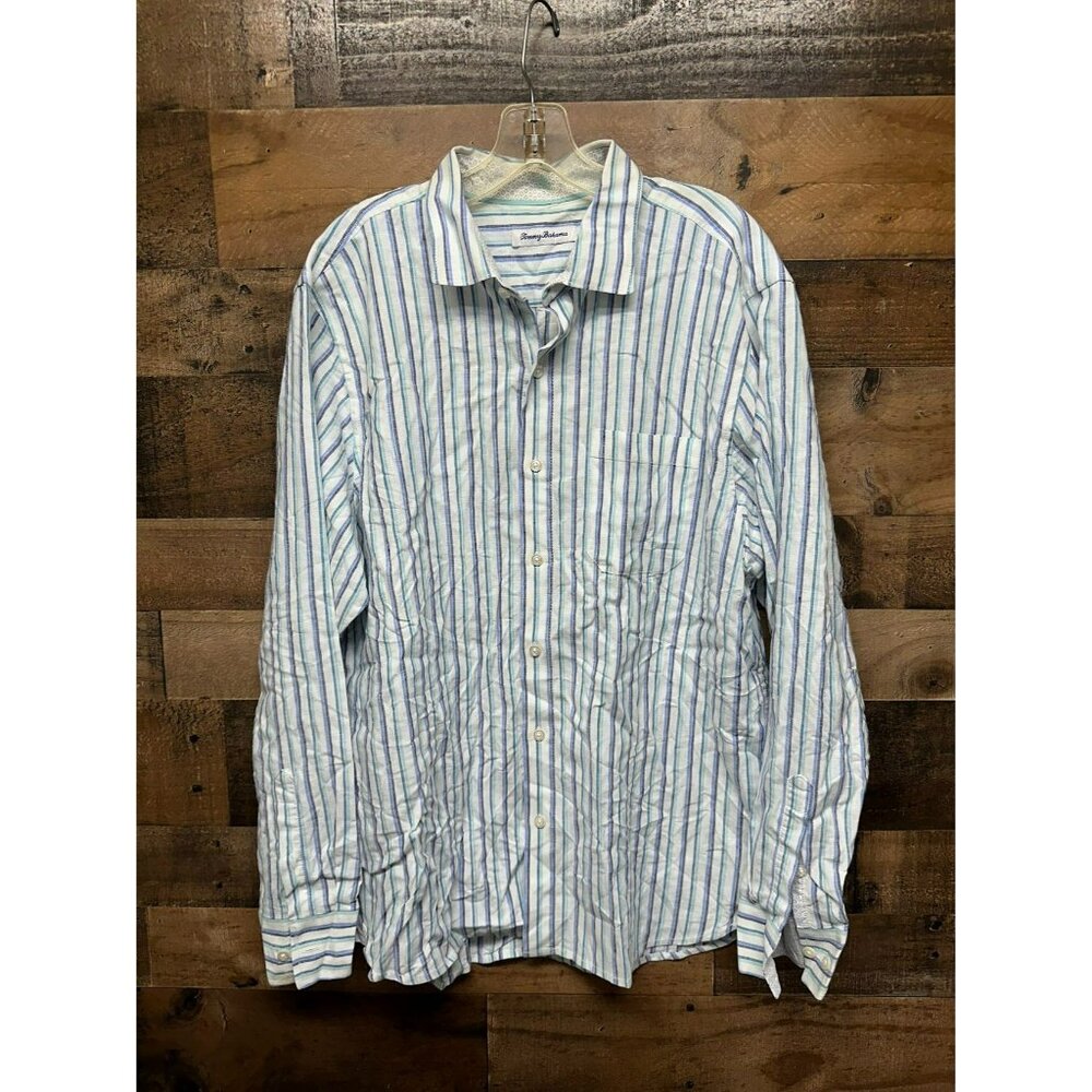 Tommy Bahama Men's Long Sleeve Button Up‎ Size Large